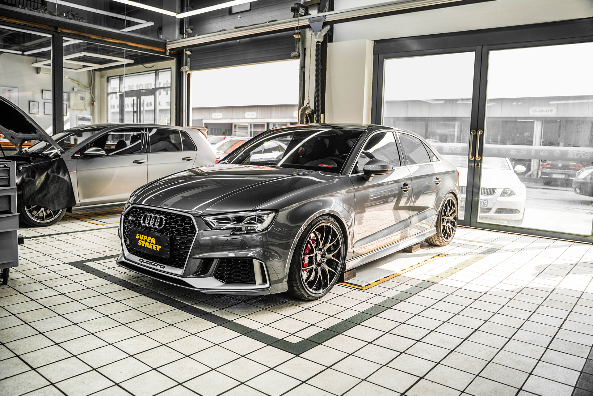 SuperStreet改装日记-奥迪RS3改装RAYS G27锻造轮毂