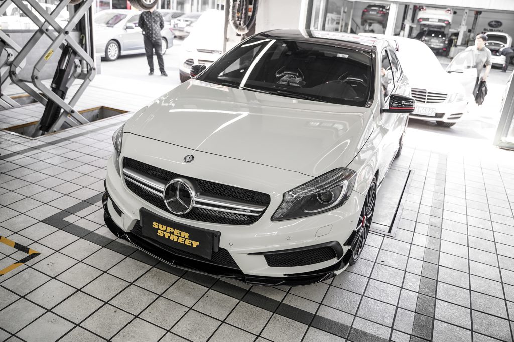 SuperStreet保养日记-奔驰A45 AMG更换帕克龙0W-40全合成机油