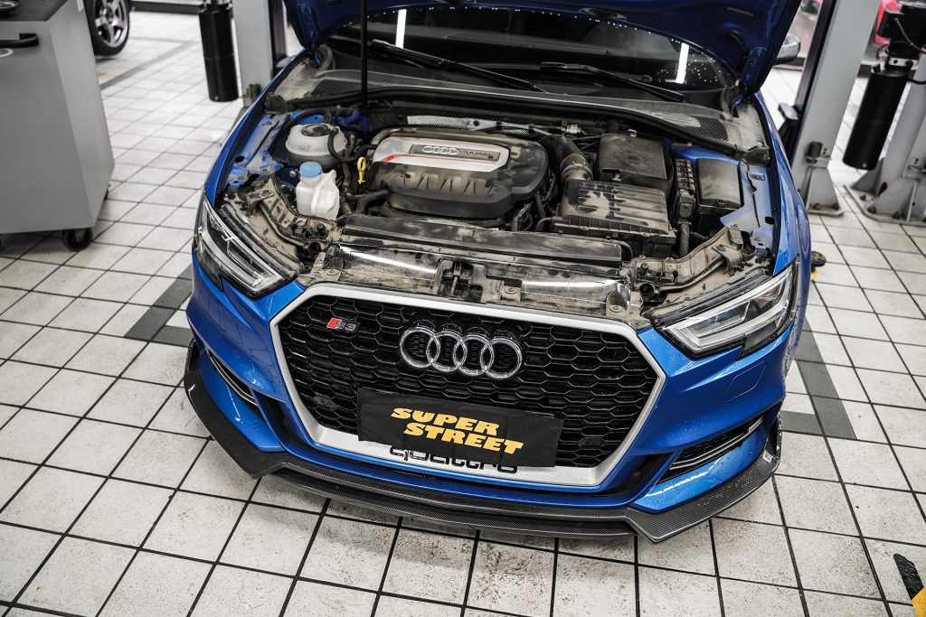 SuperStreet保养日记-奥迪S3保养更换MOTUL摩特8100 0W-40全合成机油