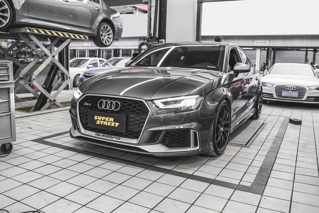 SuperStreet改装日记-奥迪RS3改装FDE金属200钼三元排气头段
