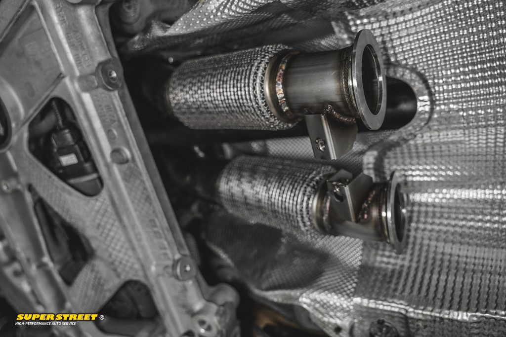 SuperStreet改装日记-奥迪RS3改装FDE金属200钼三元排气头段