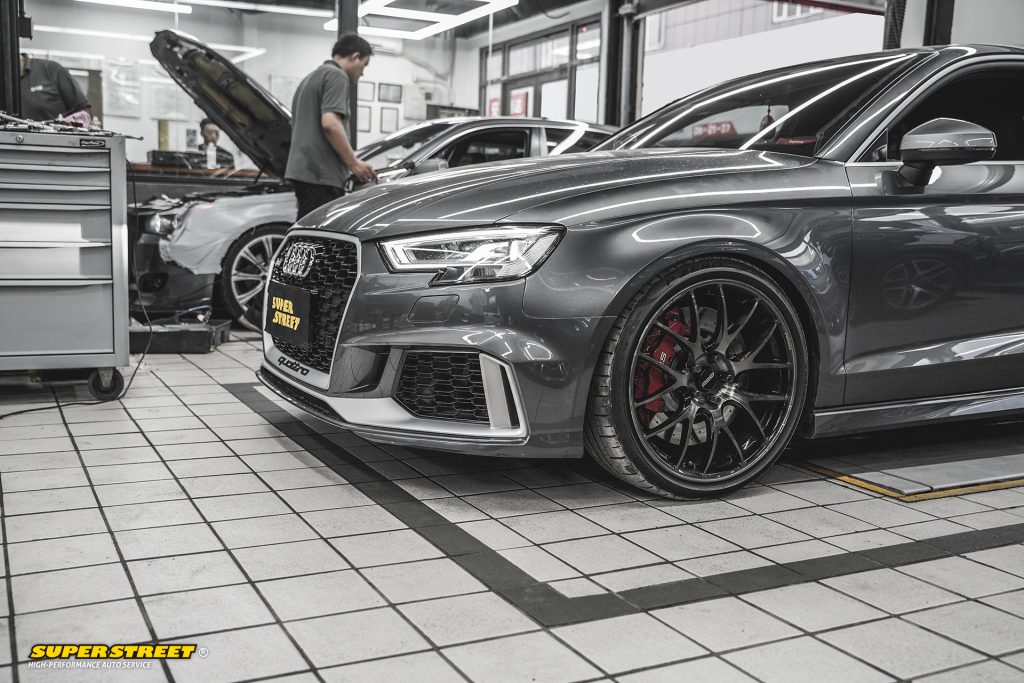 SuperStreet改装日记-奥迪RS3改装FDE金属200钼三元排气头段