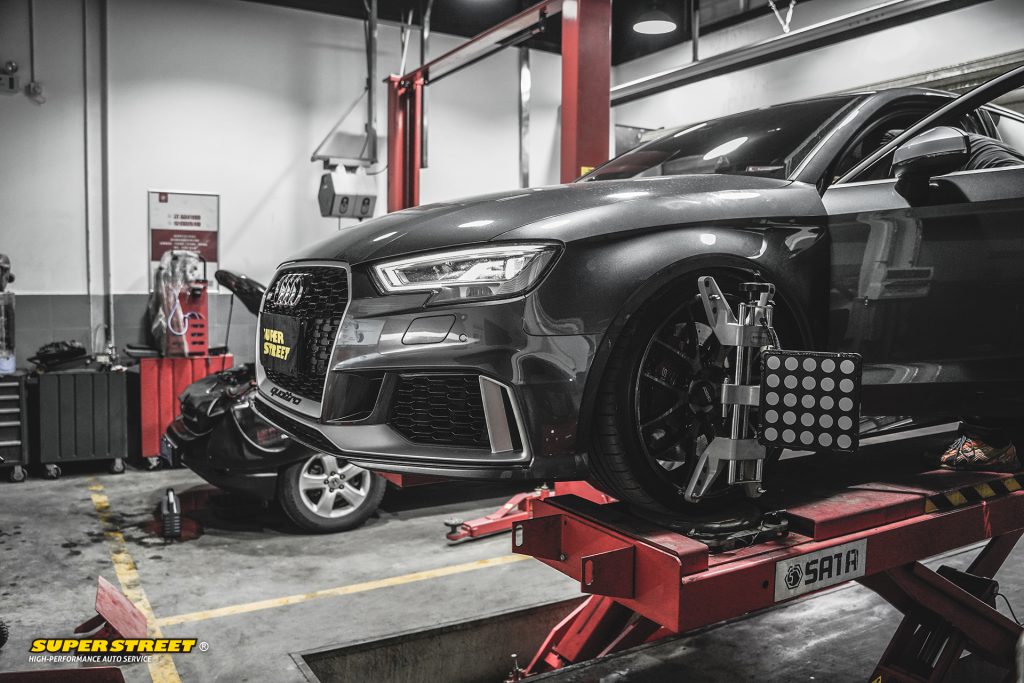 SuperStreet改装日记-奥迪RS3改装FDE金属200钼三元排气头段