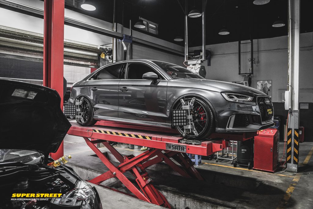 SuperStreet改装日记-奥迪RS3改装FDE金属200钼三元排气头段